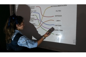 Clase de SISTEMAS con la pizarra interactiva - 4to. Año A y B
